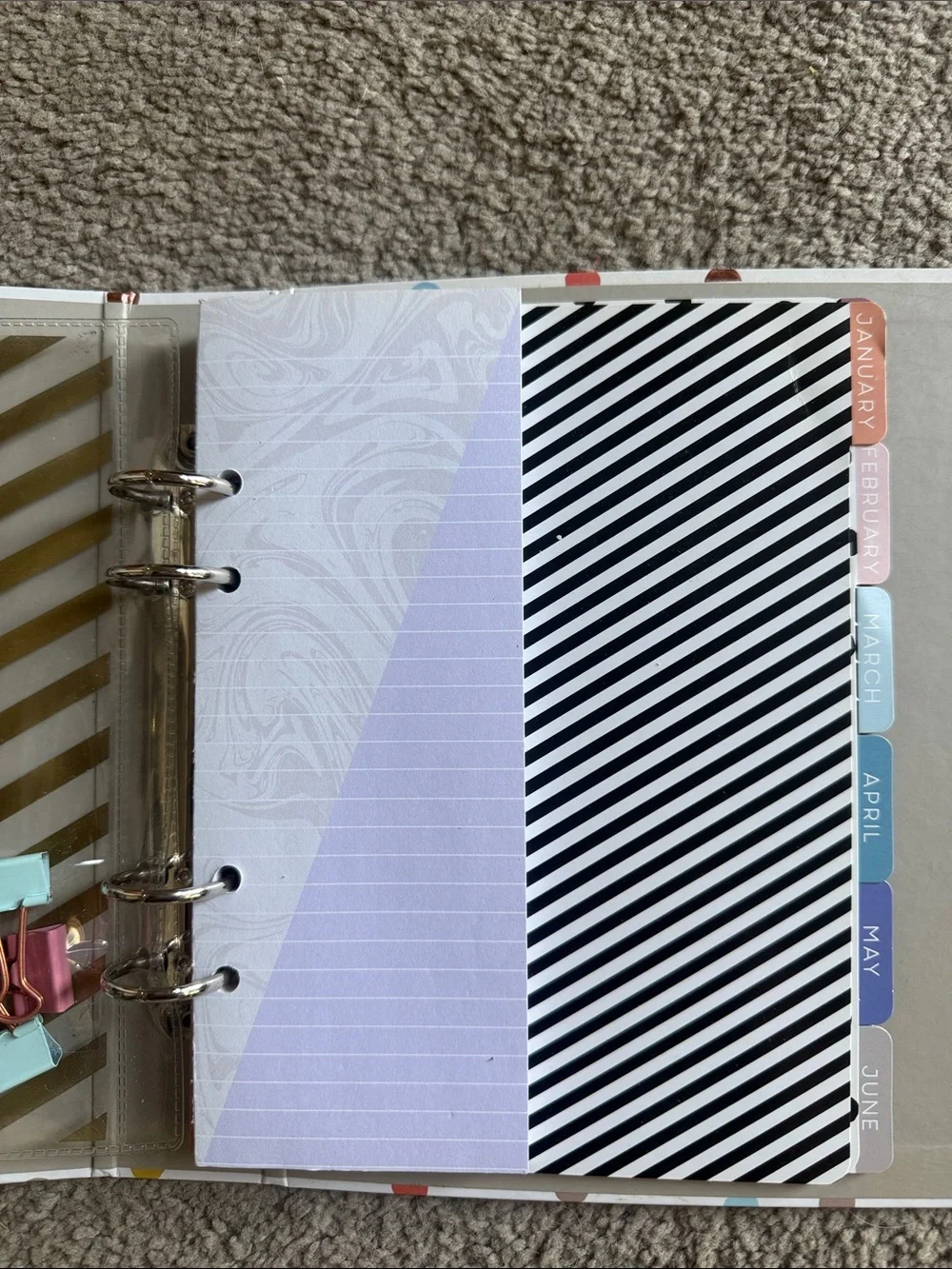 Confetti Dot Planner Binder!